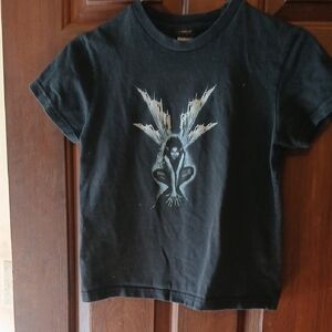 Mystical Dark Fairy Black Kids T-Shirt